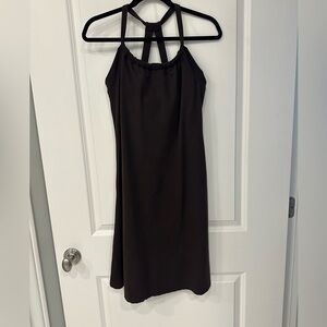 Dark brown Prana dress with built in bra
